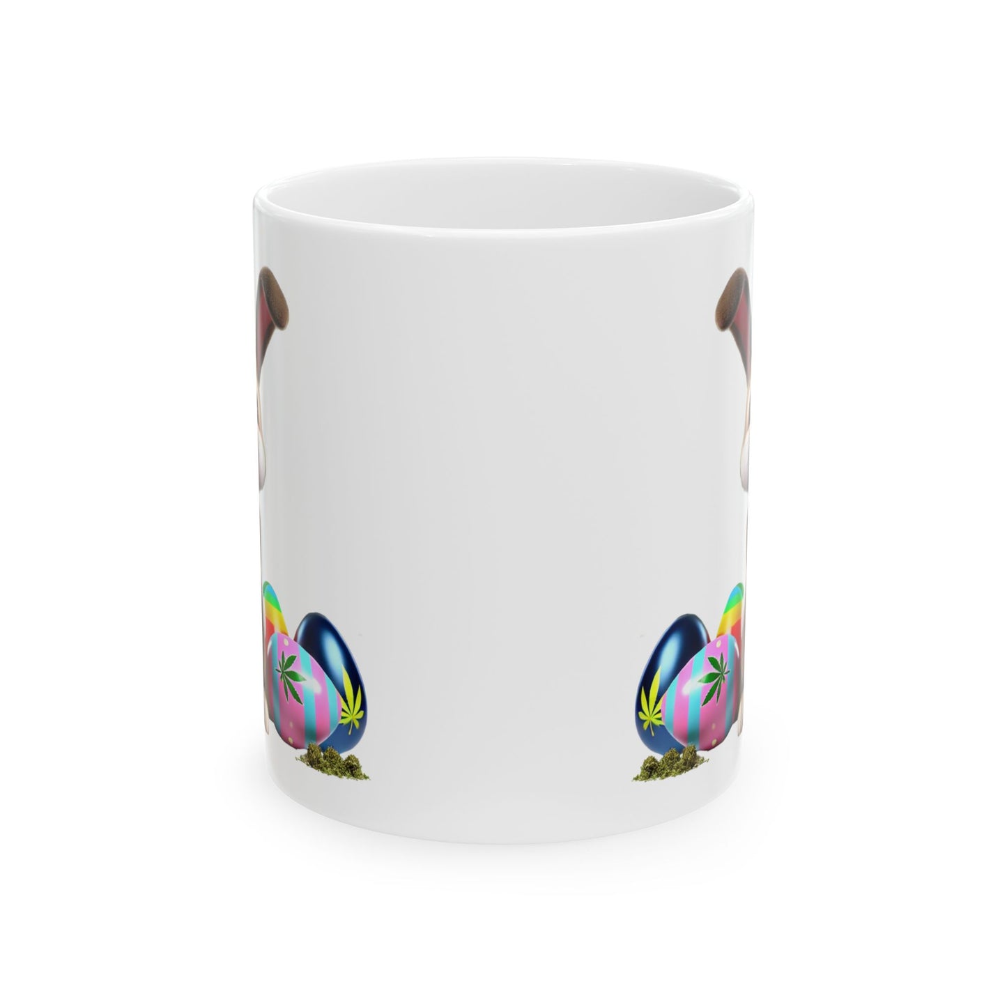 Funny Easter Ceramic Mug Perfect for Celebrating Spring with a Twist!