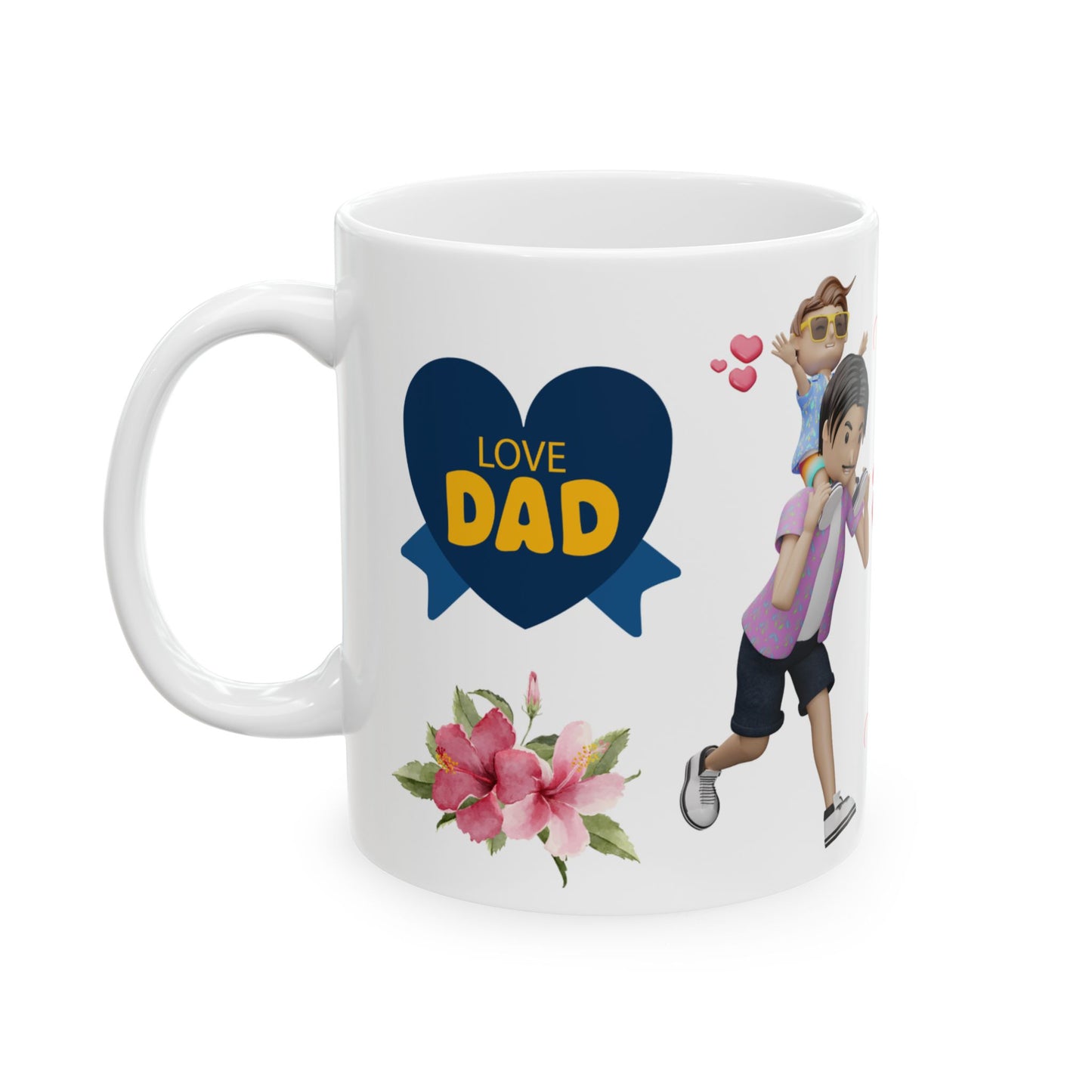 Best Dad Ceramic Mug Heartfelt Gift for Father's Day or Everyday