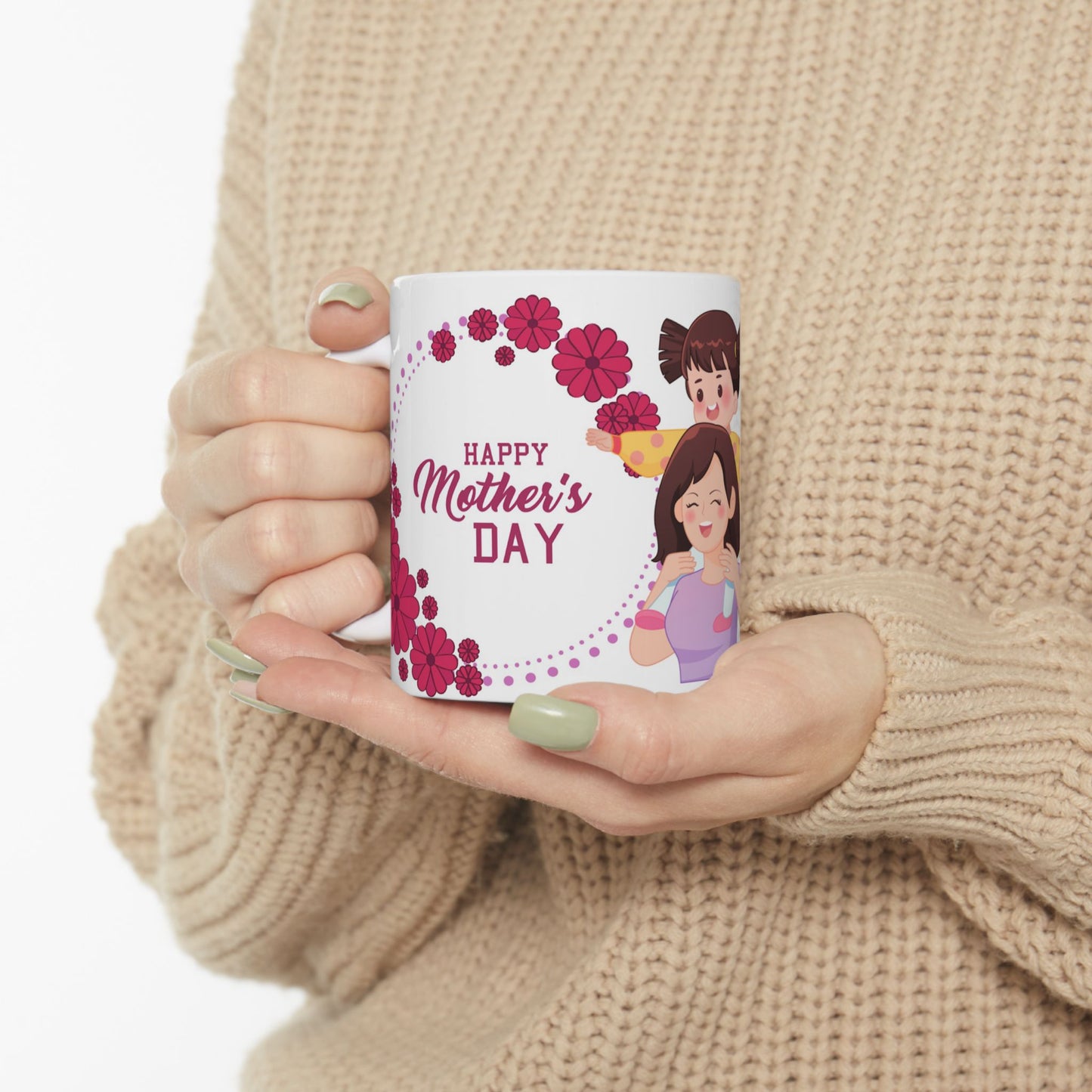 Mom and Daughter Coffee Mug - Happy Mother's Day 11oz