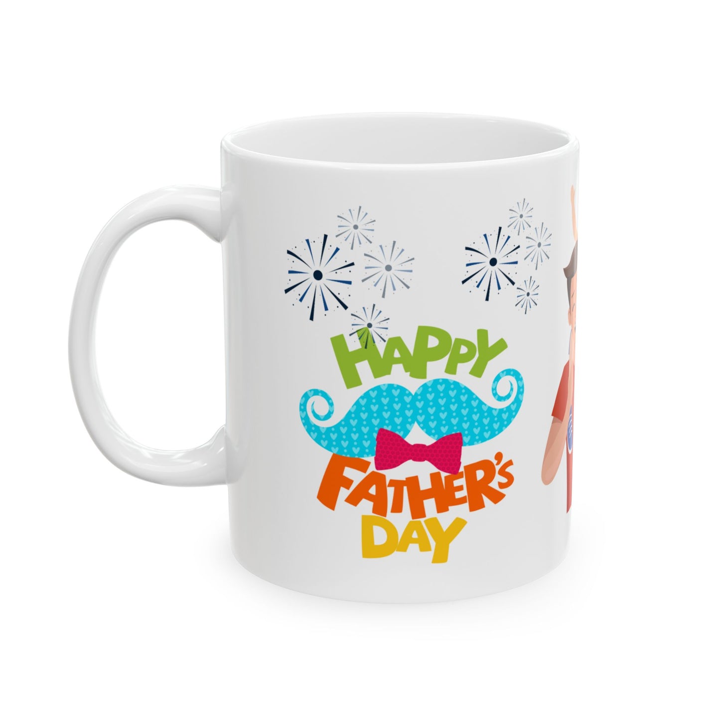Father's Day Ceramic Mug - Happy Father's Day Coffee Cup