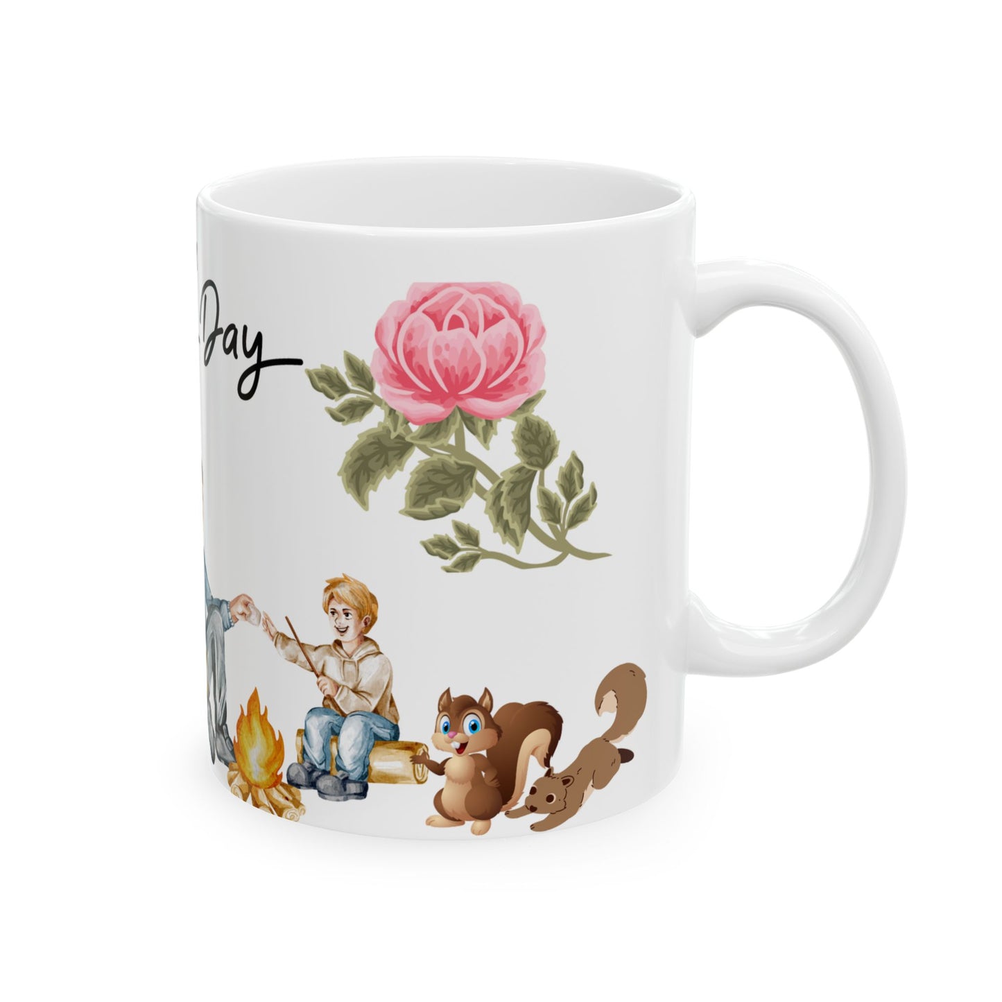 Happy Father's Day Ceramic Mug - Perfect Gift for Dads!