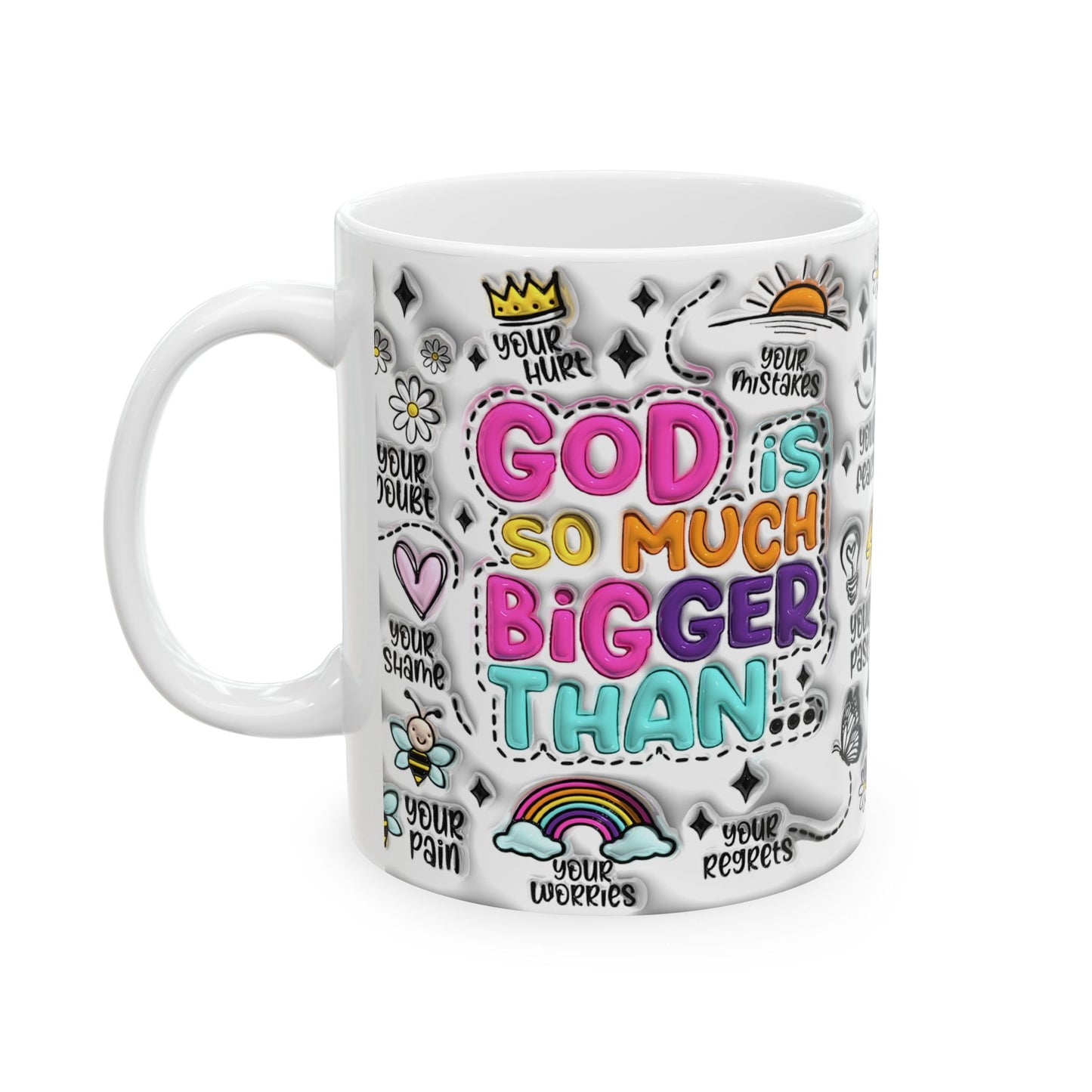 Inspirational Ceramic Mug - Perfect Gift for Motivation & Positivity