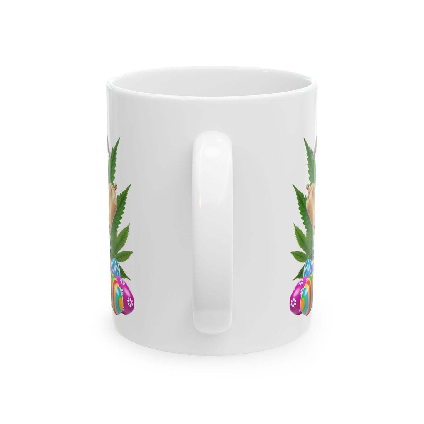 Colorful Cannabis-Themed Ceramic Mug - Perfect for Celebrations