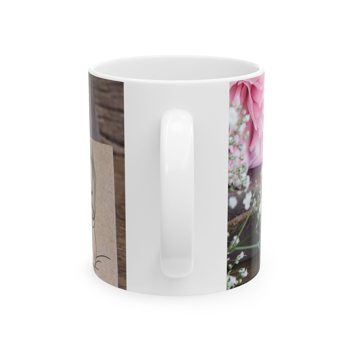 Happy Mother's Day Floral Ceramic Mug - Perfect Gift for Moms
