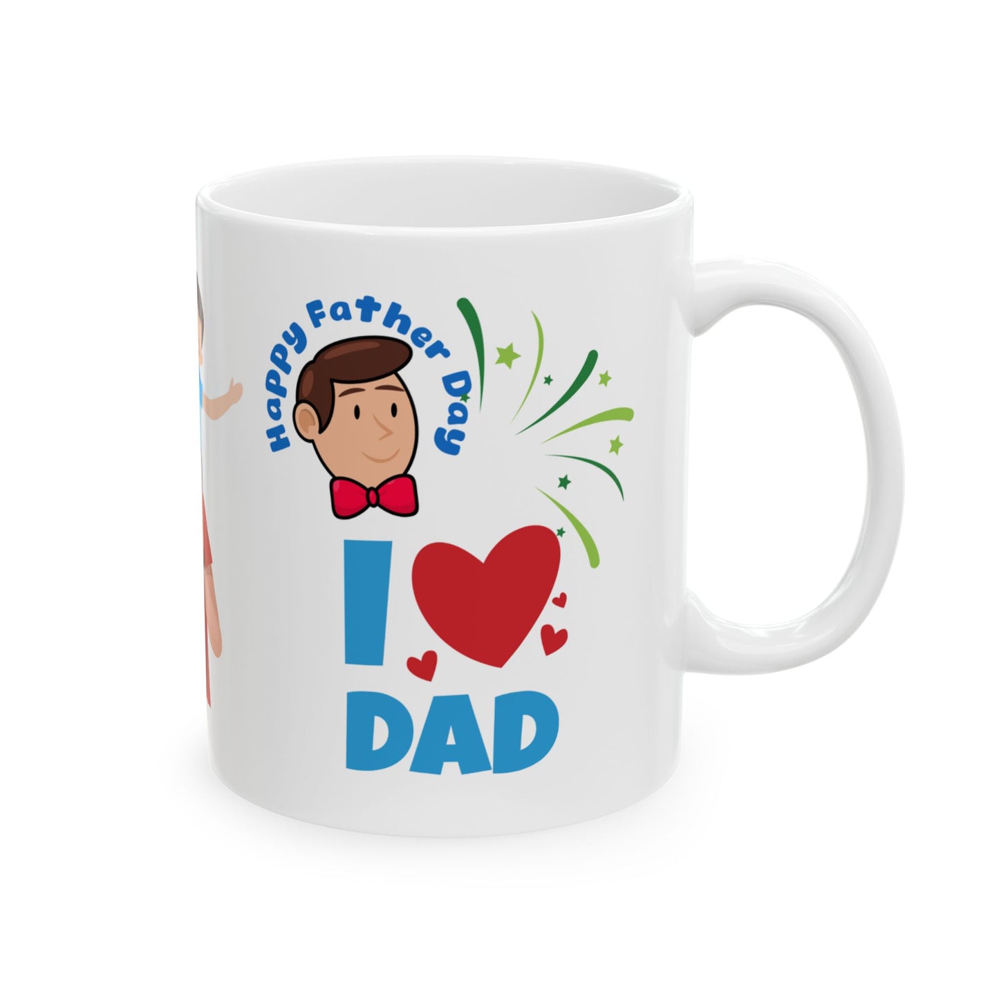 Father's Day Ceramic Mug - Happy Father's Day Coffee Cup