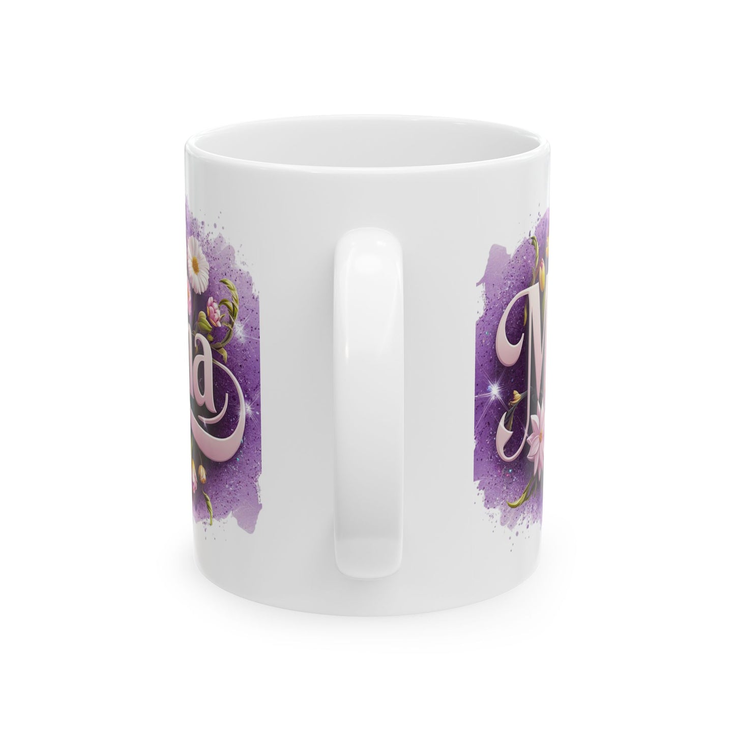 Floral Mama Ceramic Mug - Perfect Gift for Mother's Day & Family Celebrations