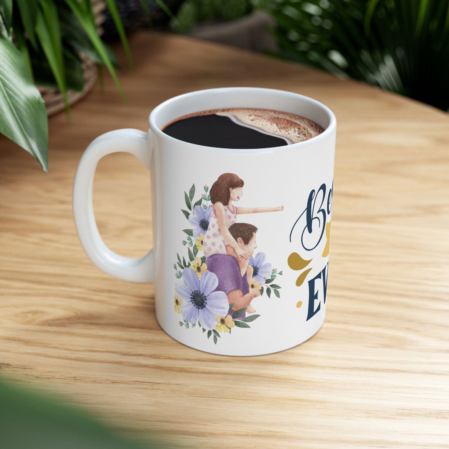 Best Dad Ever Ceramic Mug - Perfect Gift for Father's Day or Any Occasion