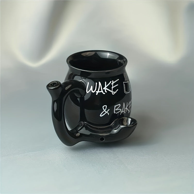 Wake & Bake 911 (Multifunctional Ceramic Smoking Coffee) Mug