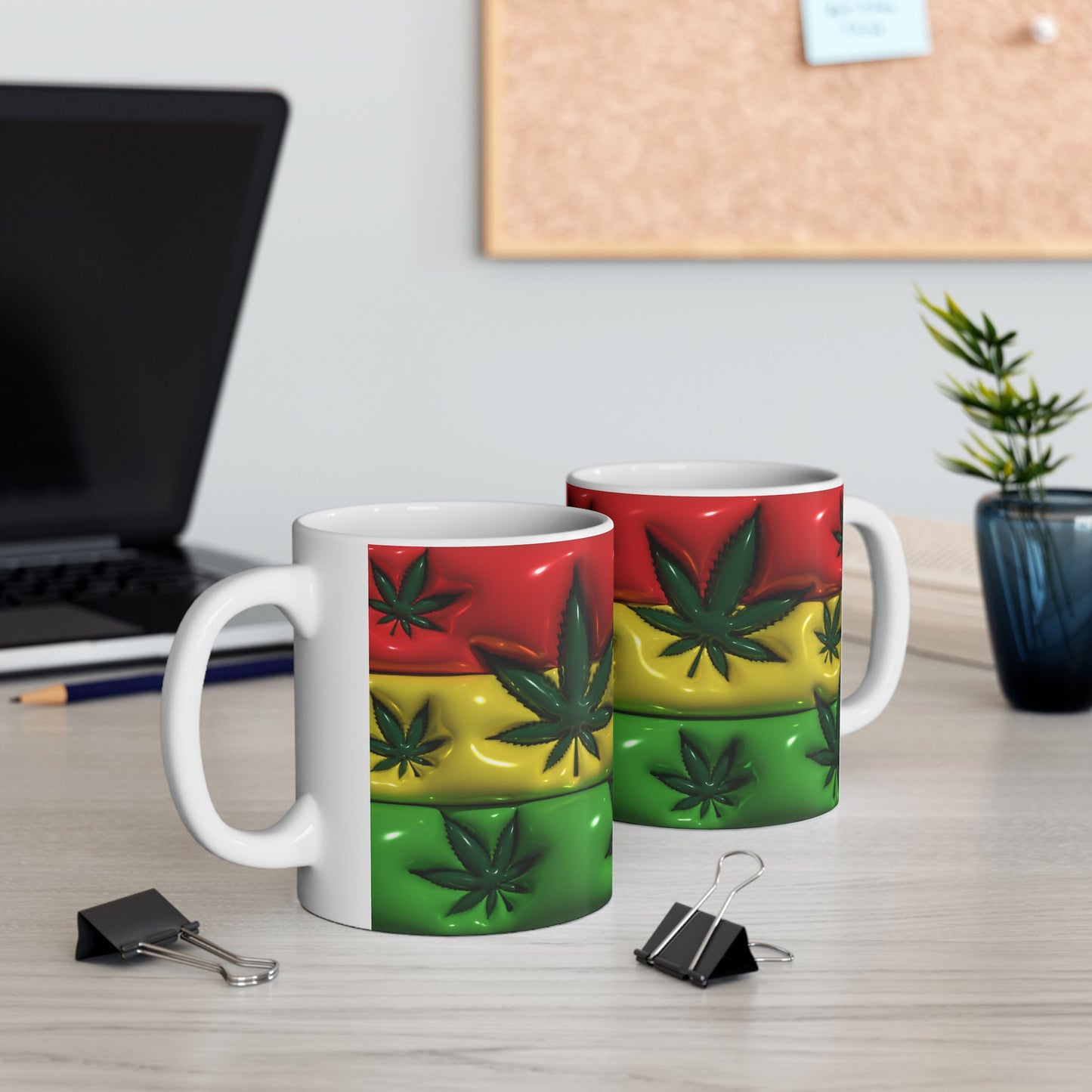 Reggae Vibes Ceramic Mug - 11oz Perfect for Coffee Lovers
