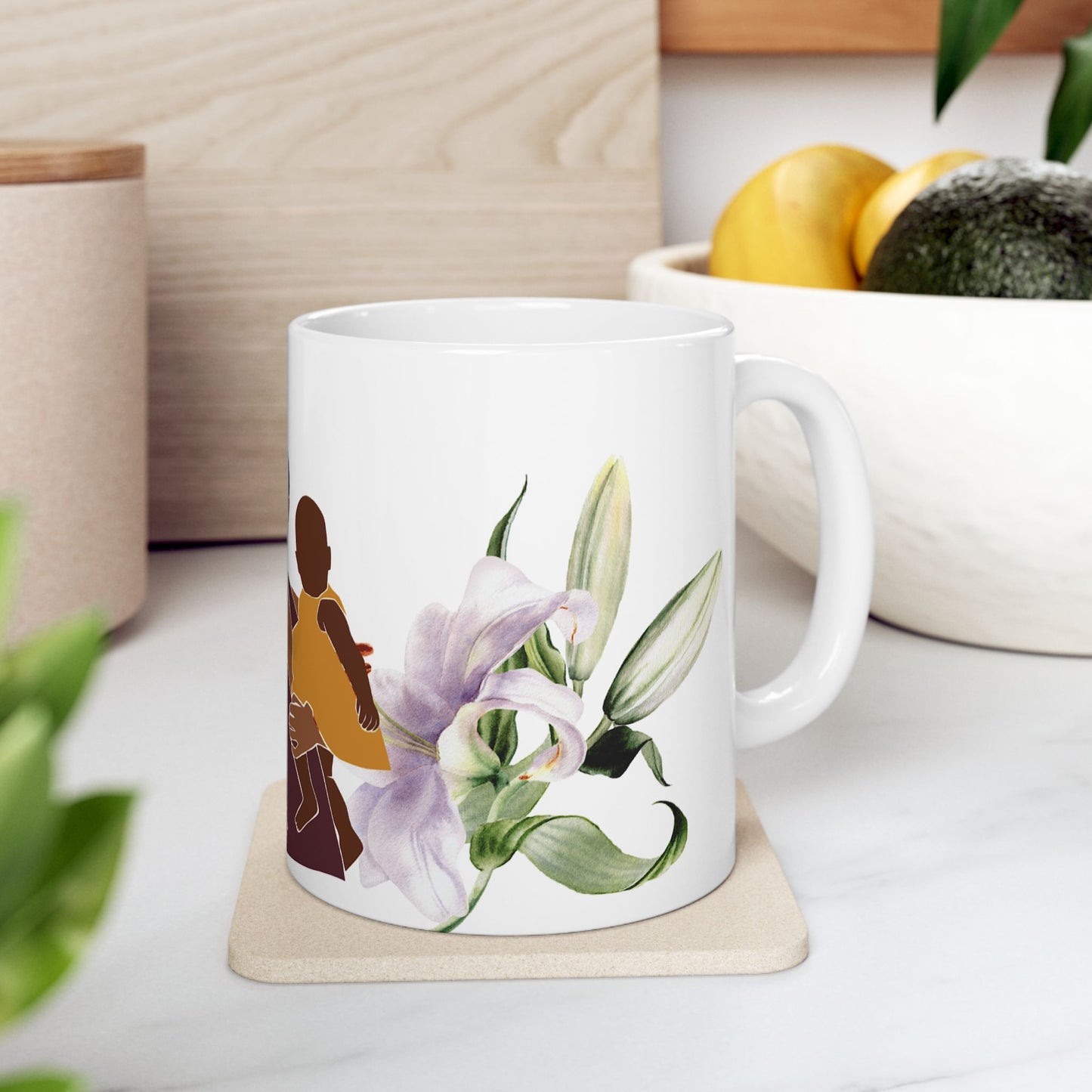 Mother's Day Ceramic Mug - Floral Design | 11oz