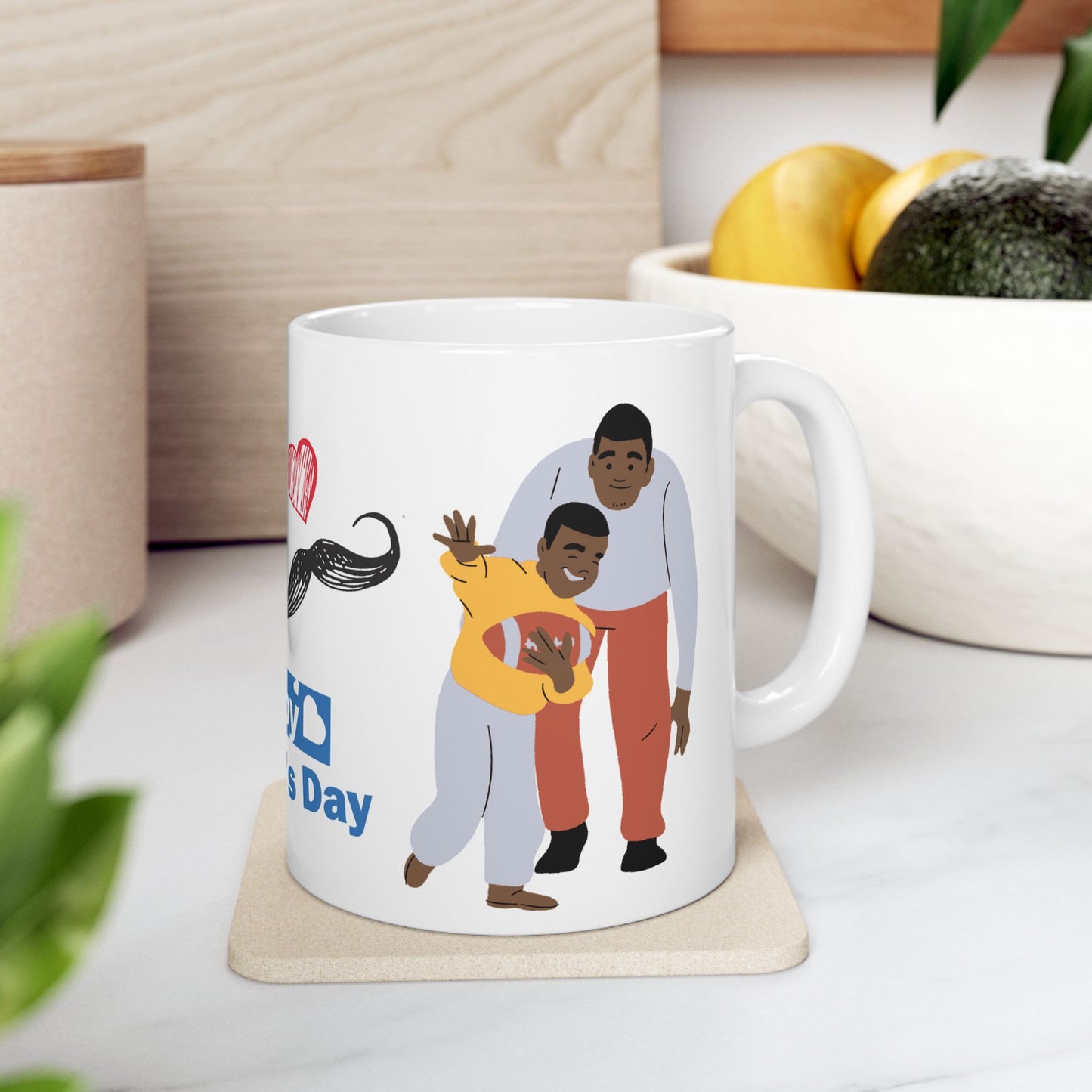 Happy Father's Day Ceramic Mug | #1 Dad Gift