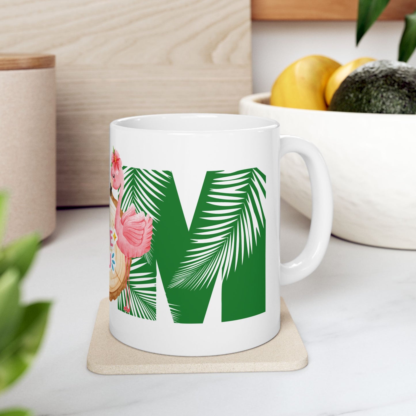Tropical Love You Ceramic Mug - Perfect Gift for Summer Celebrations