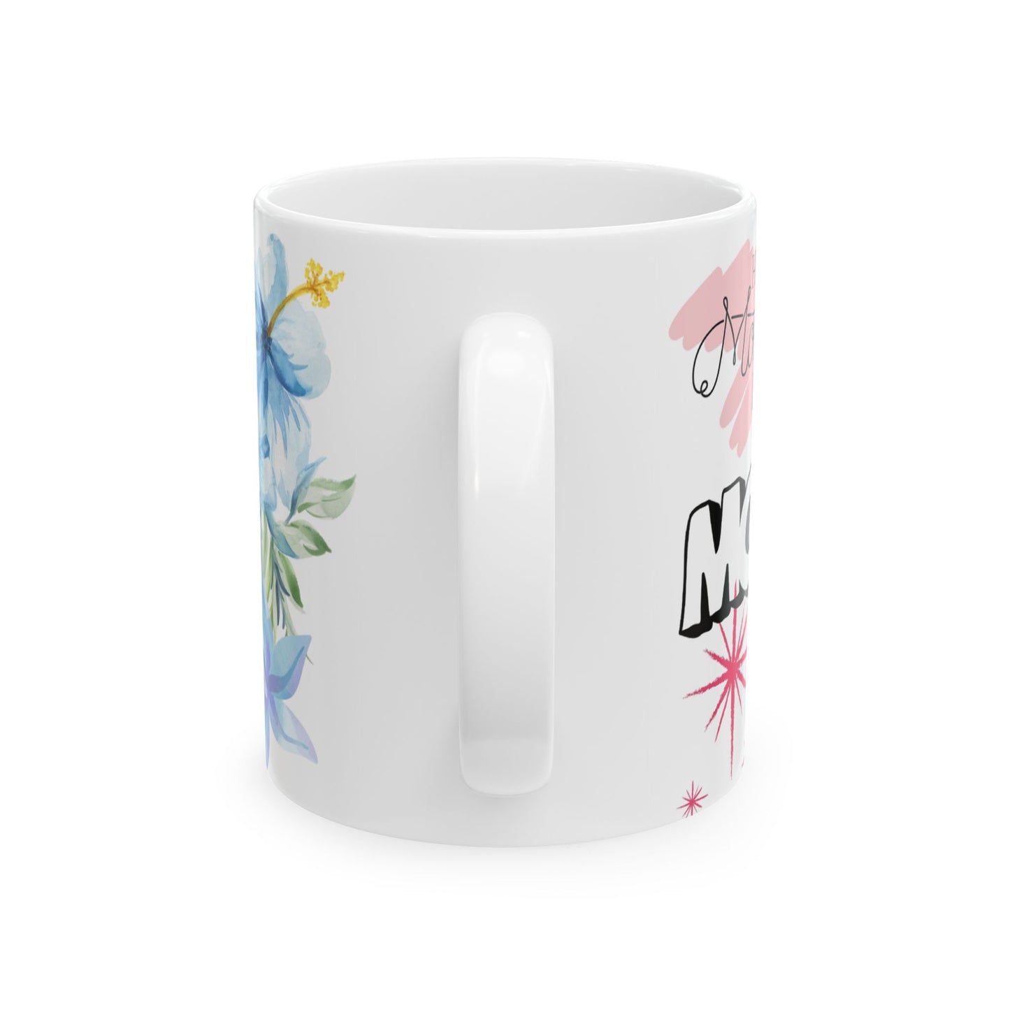 Mom Love Floral Ceramic Mug - Perfect Gift for Mother's Day & Special Occasions