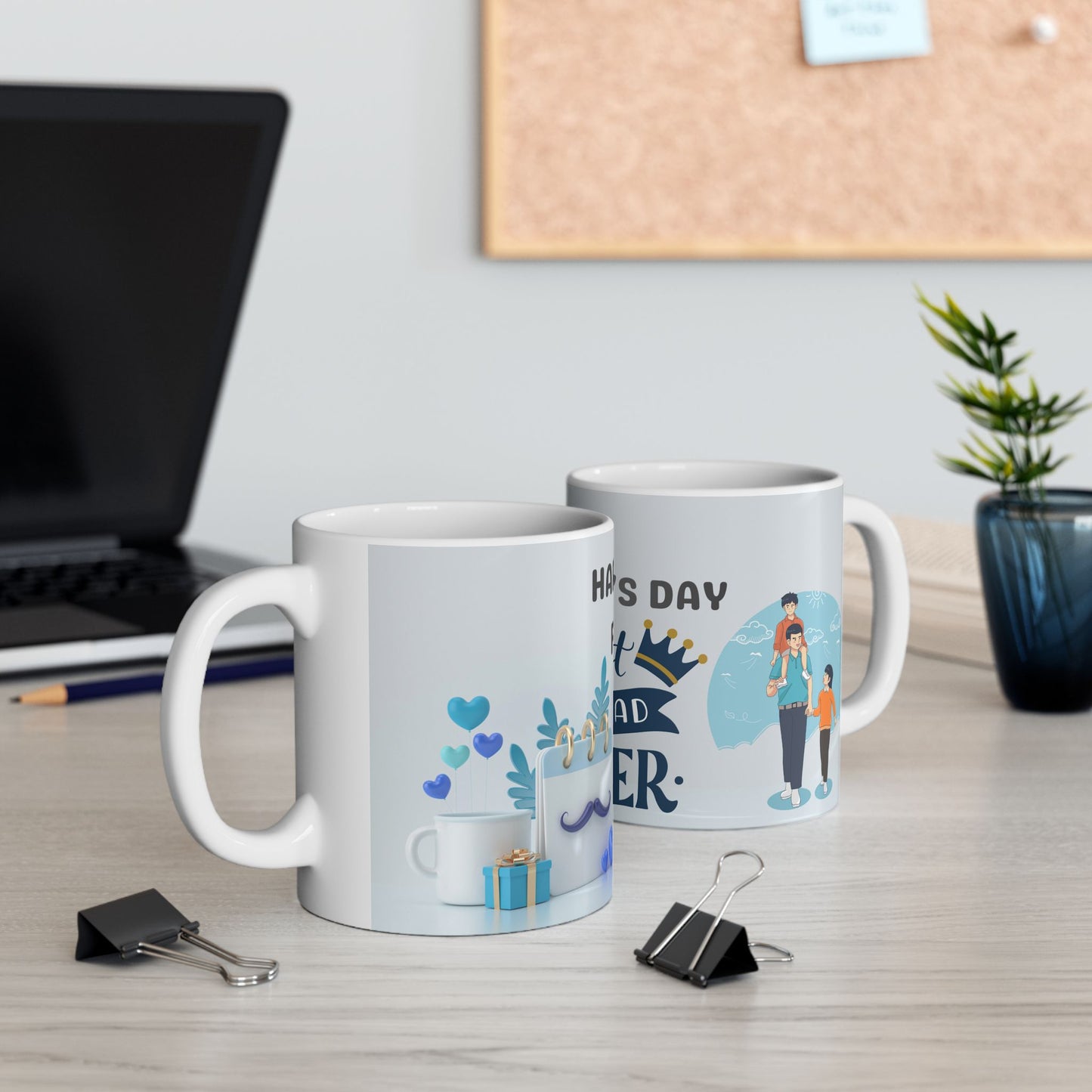 Best Dad Ever Ceramic Mug - Perfect Gift for Father's Day