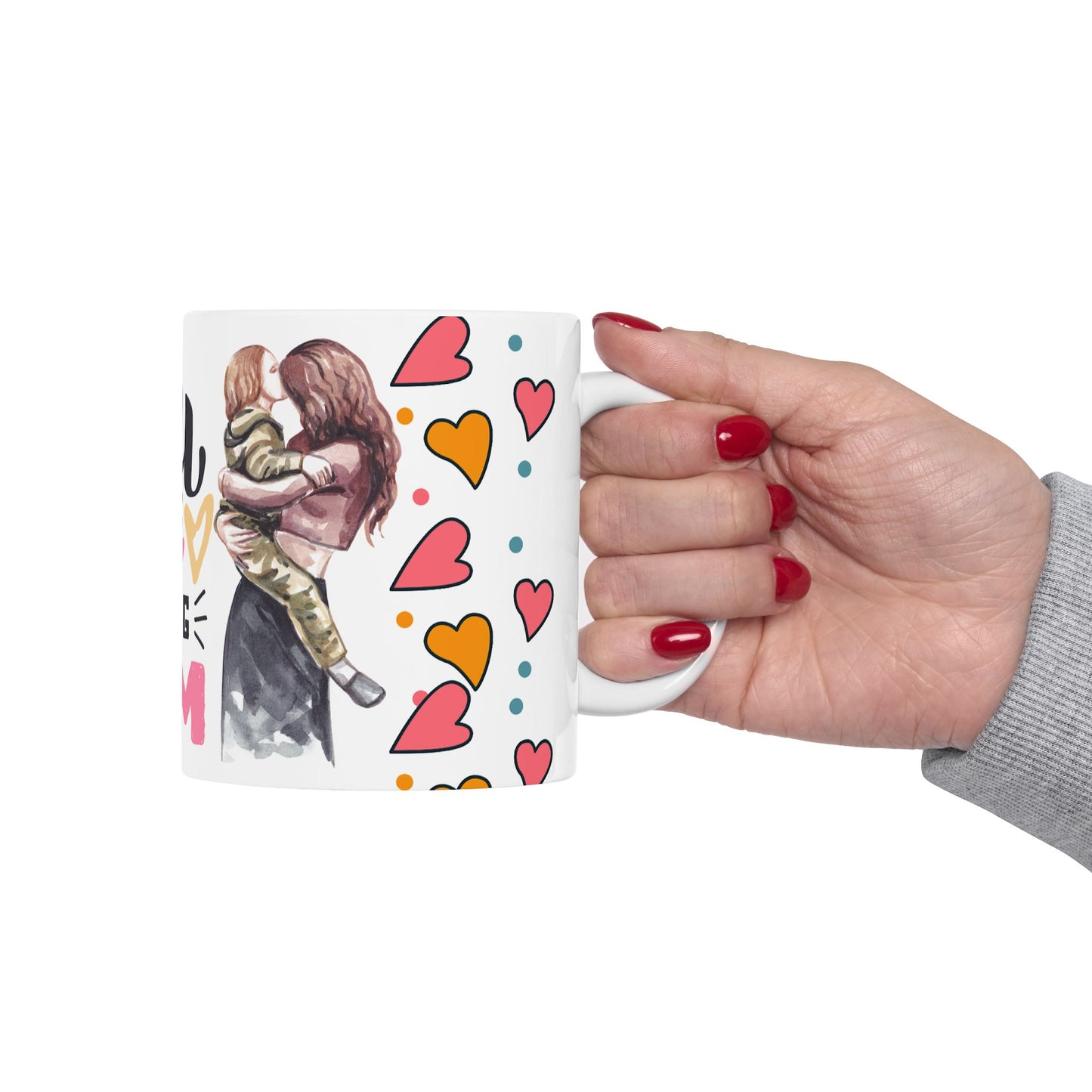 Amazing Mom Ceramic Mug - Heartwarming Gift for Mother's Day & Special Occasions