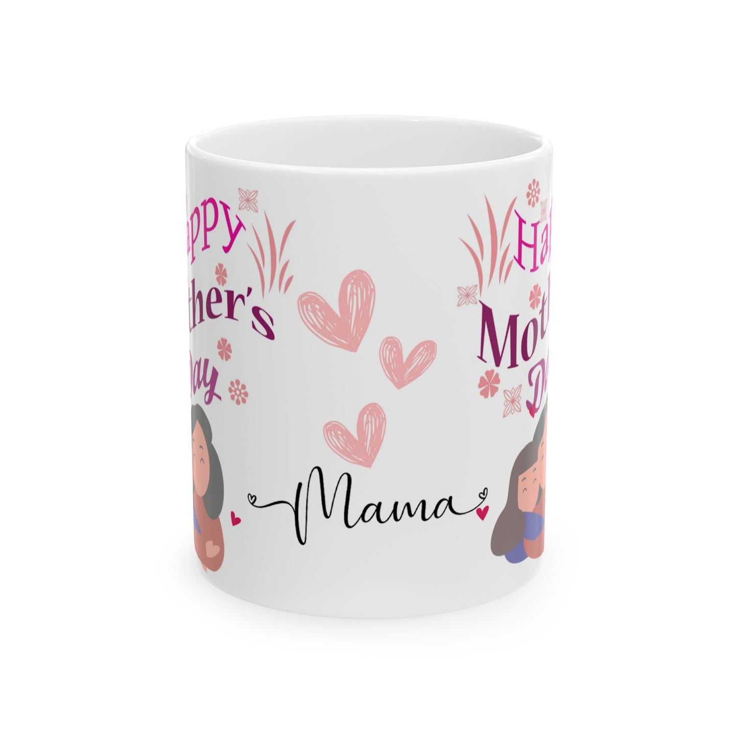 Happy Mother's Day Ceramic Mug - Heartwarming Mama Gift 11oz