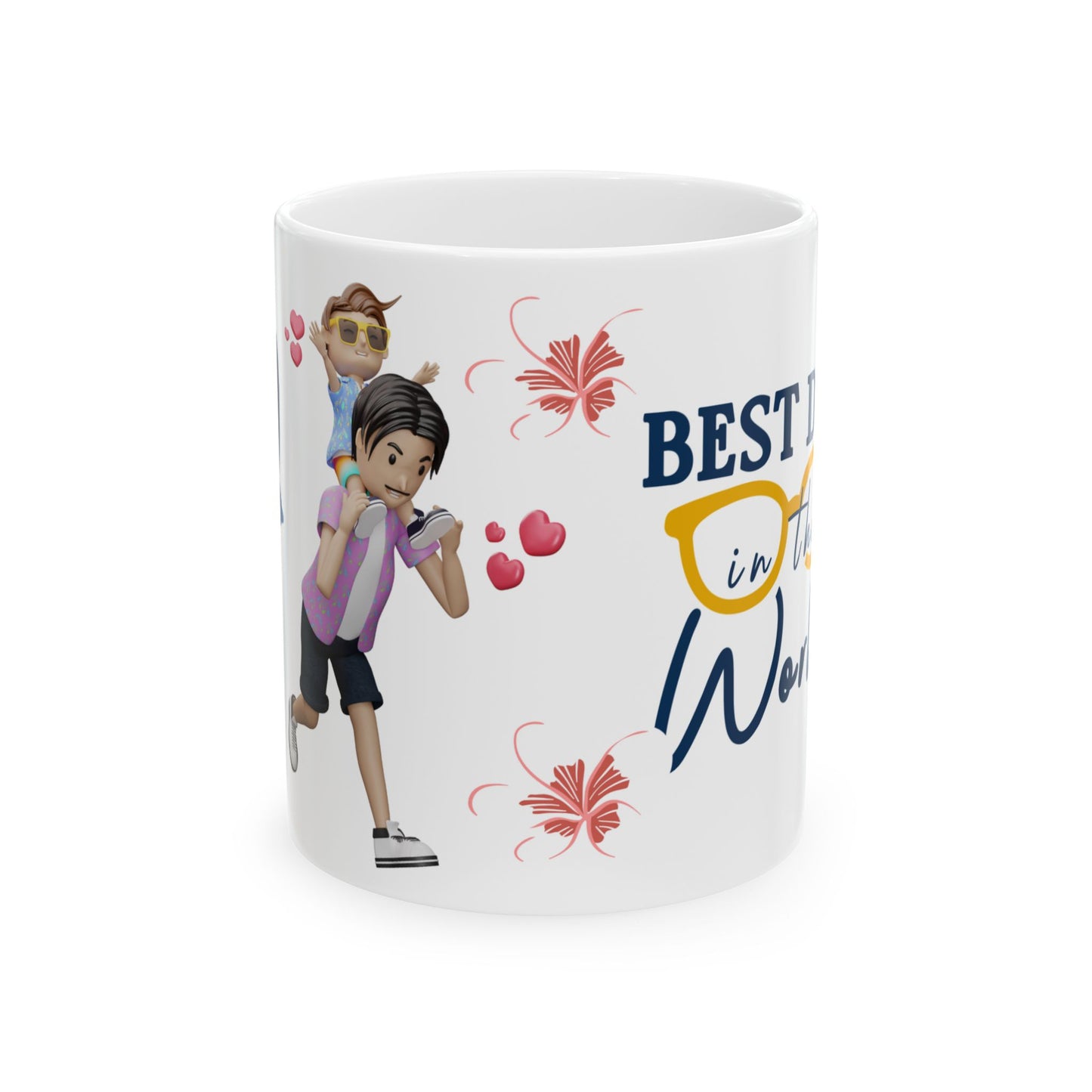 Best Dad Ceramic Mug Heartfelt Gift for Father's Day or Everyday