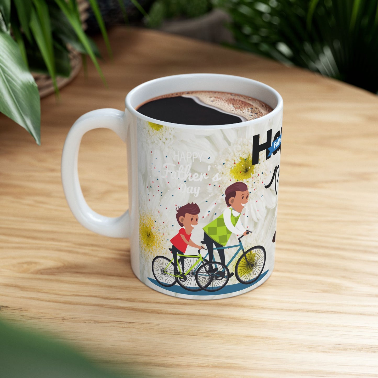 Happy Papa Father's Day Ceramic Mug - Perfect Gift for Dad