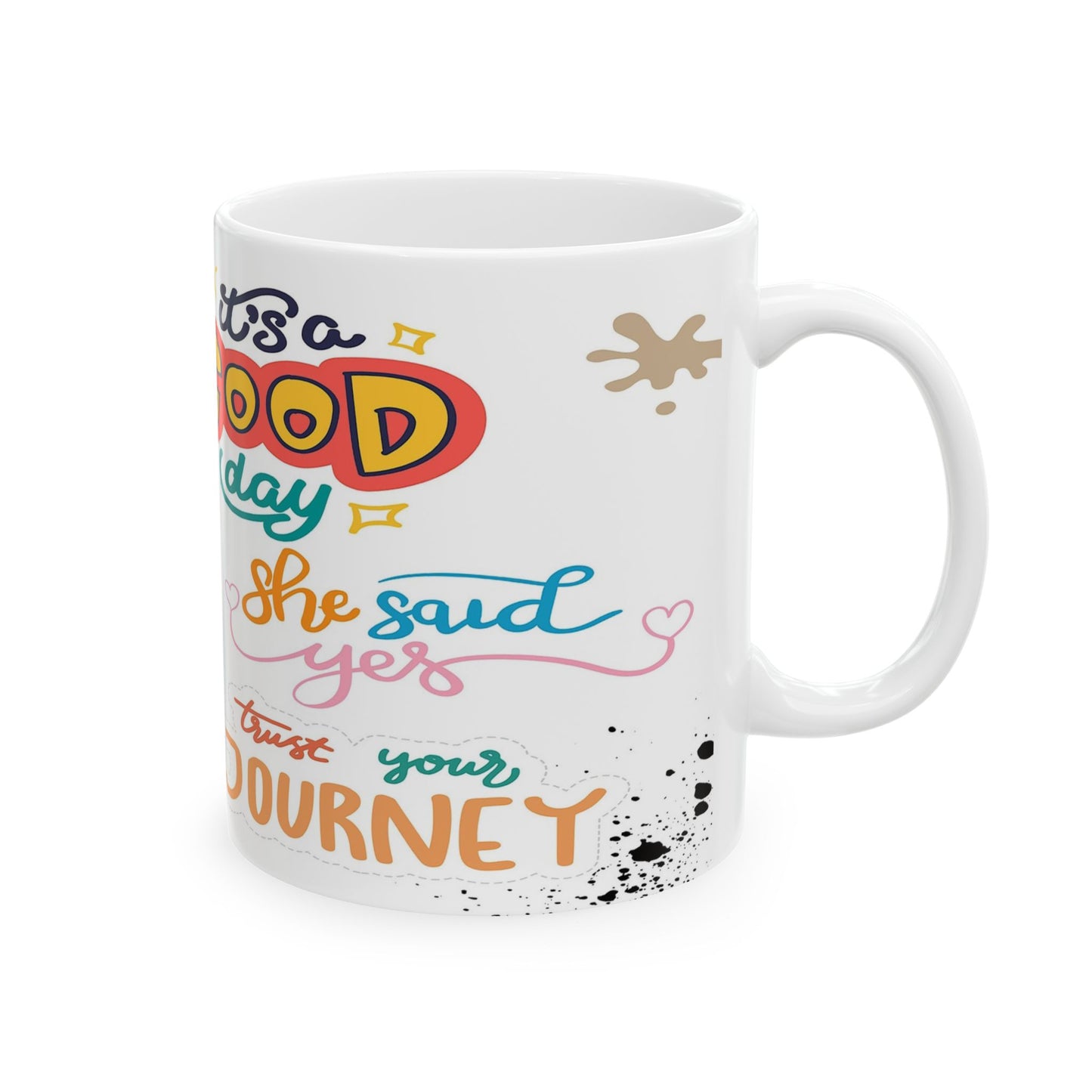 Good Vibes Ceramic Coffee Mug - 11oz