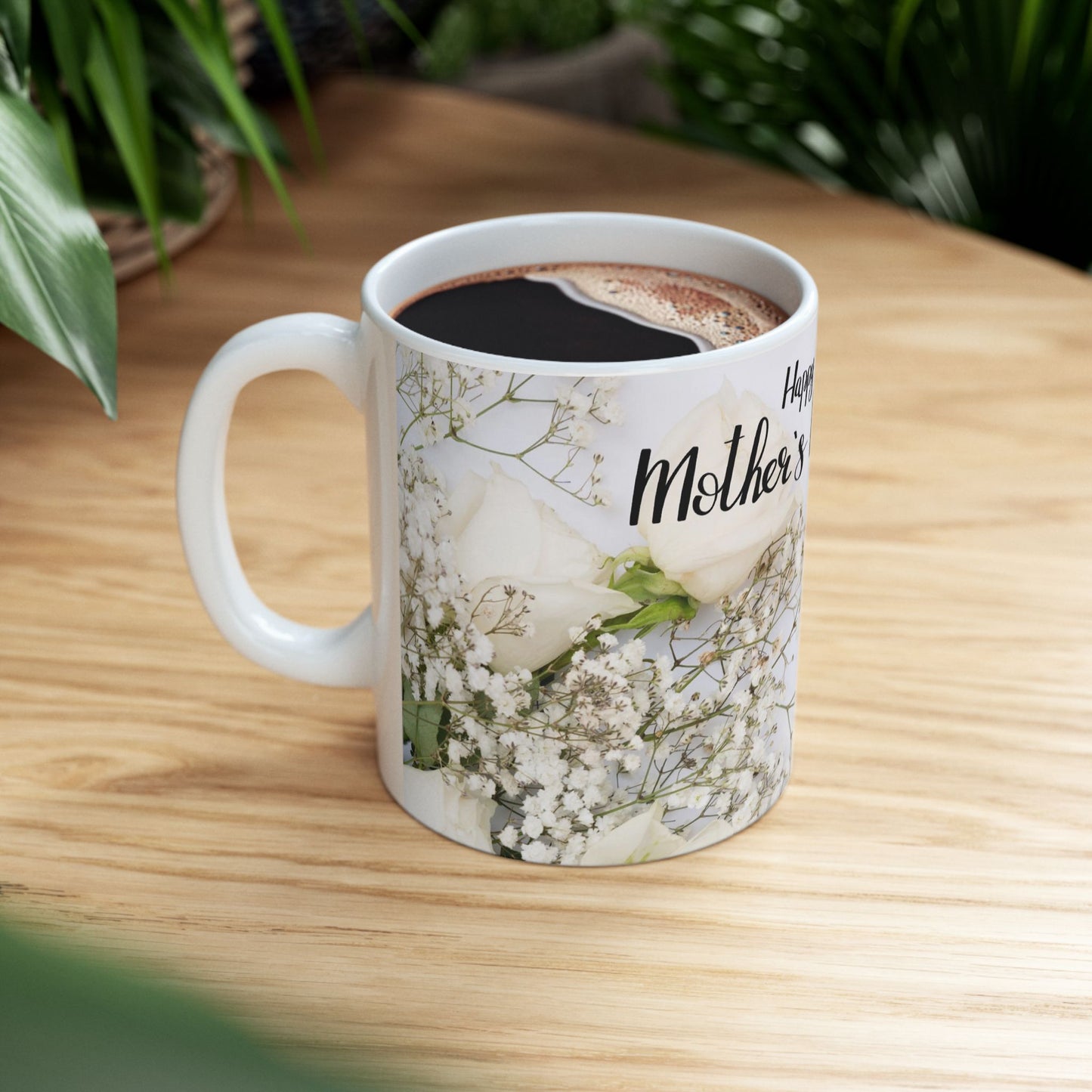 Happy Mother’s Day Floral Ceramic Mug - 11oz