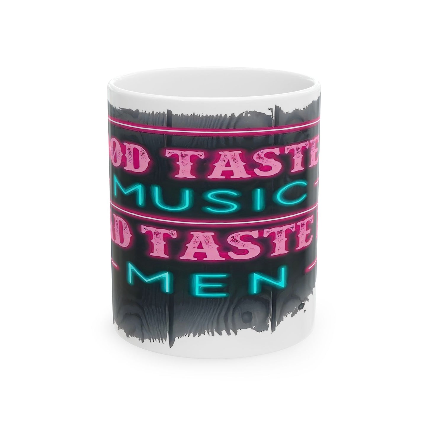 Good Taste Ceramic Mug - Perfect for Music & Coffee Lovers