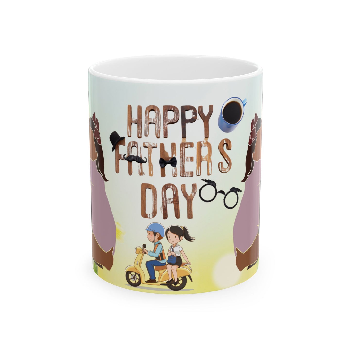 Happy Father's Day Coffee Mug - Fun & Unique Gift for Dads