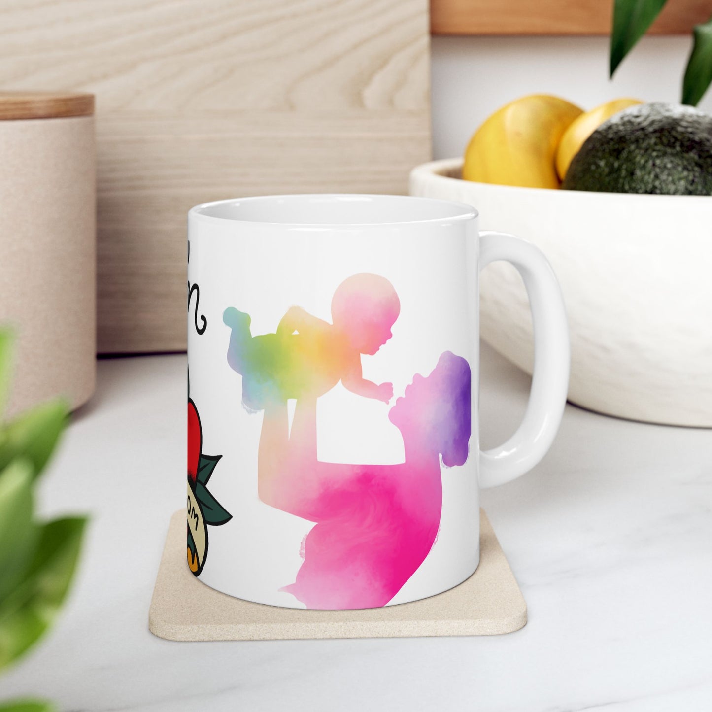 Best Mom Ceramic Coffee Mug | I Love You Mom | Perfect Gift for Mother’s Day