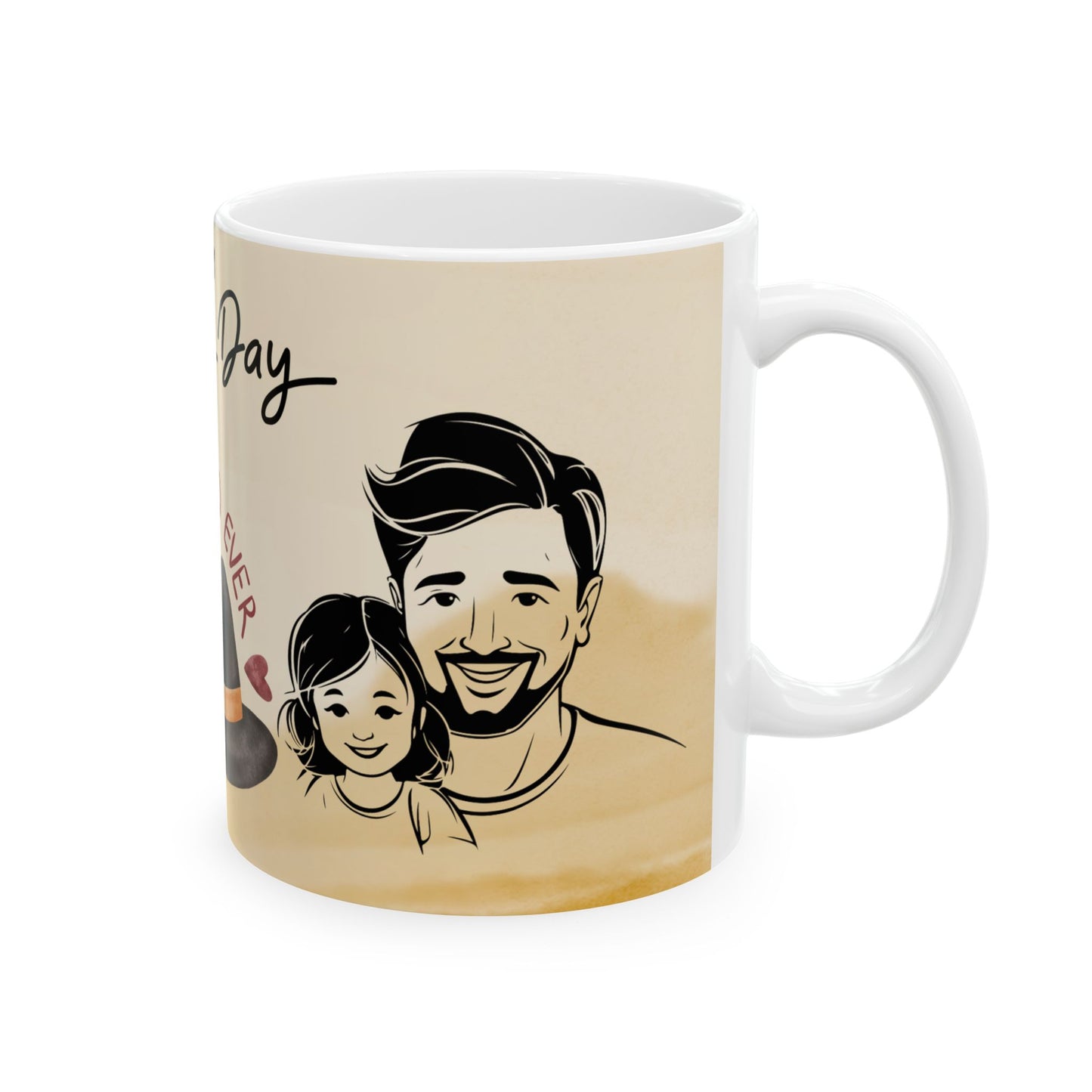 Best Dad Ever Ceramic Mug Perfect Father's Day Gift