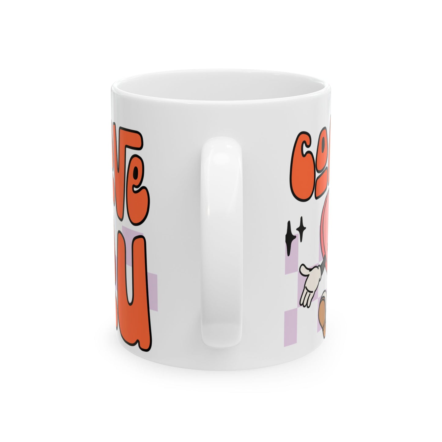 Cute Love You Ceramic Mug - Adorable Drinkware for Any Occasion