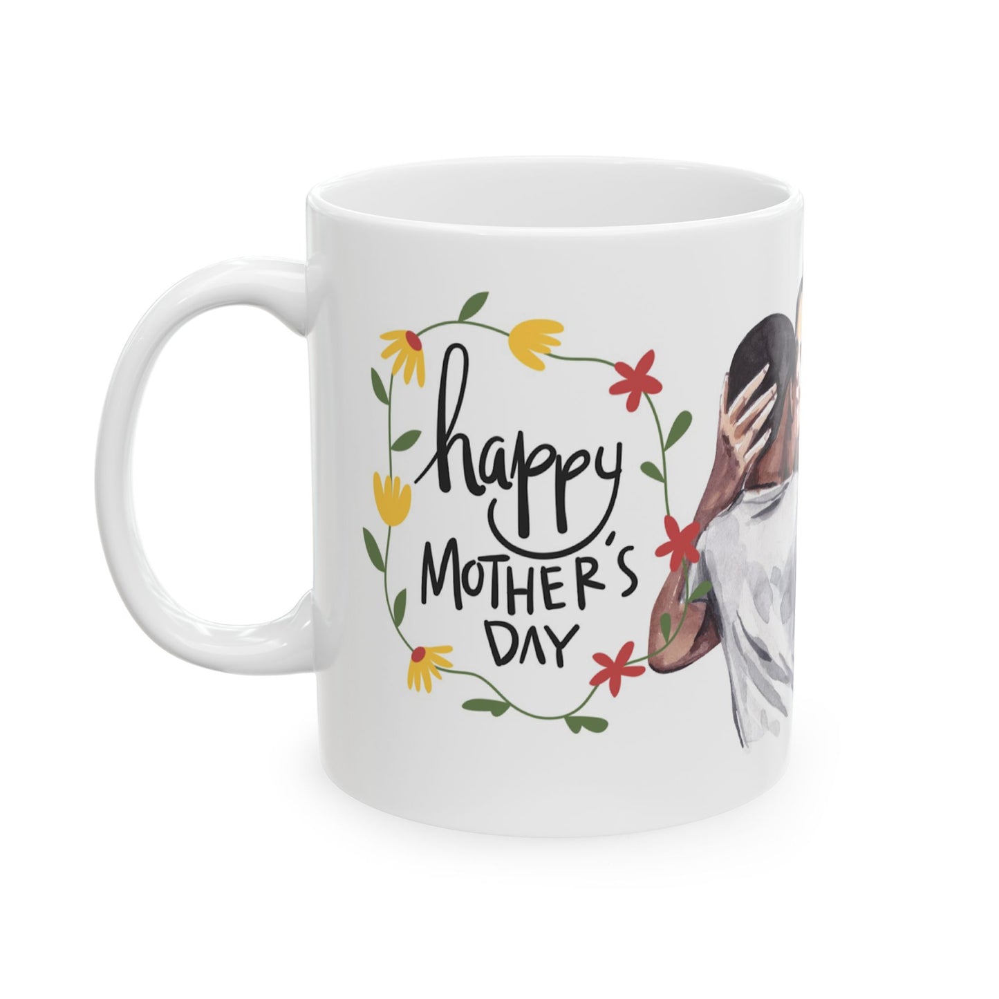 Family Love Ceramic Mug | Perfect Gift for Mother's Day & Celebrations