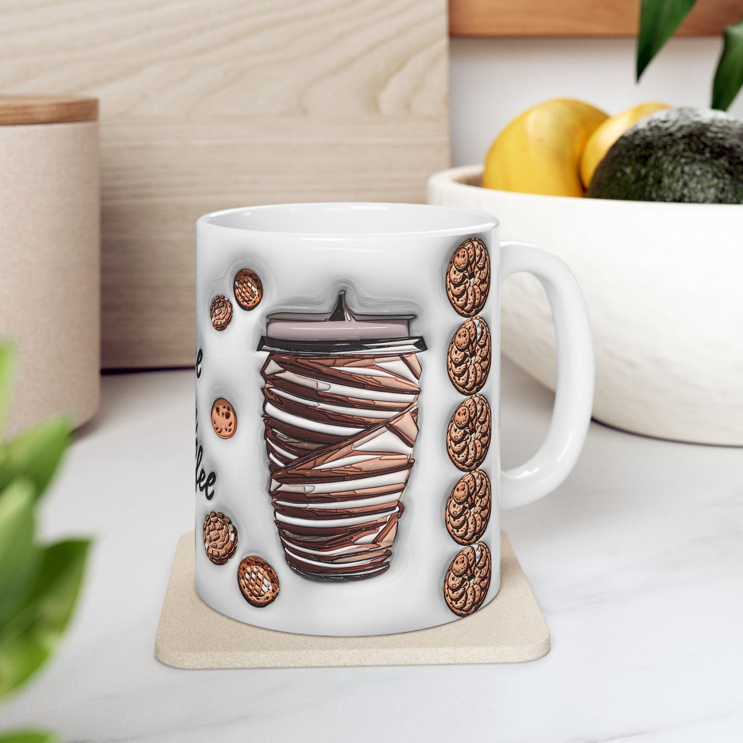 Time for Coffee Ceramic Mug - Perfect Gift for Coffee Lovers