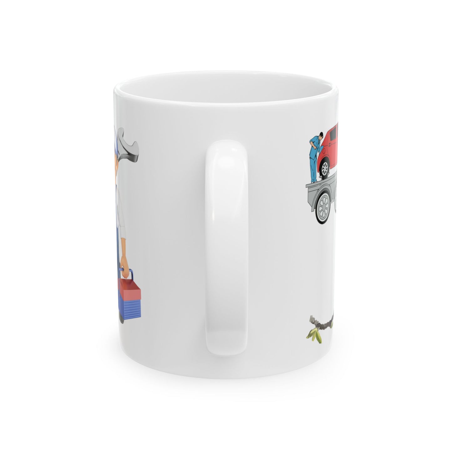 Happy Father's Day Ceramic Mug - Perfect Gift for Dads