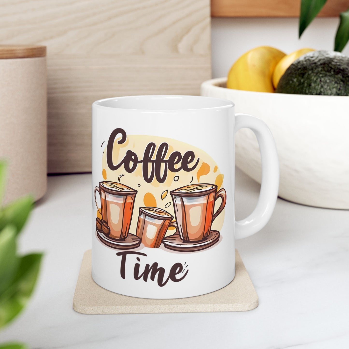 Coffee Time Ceramic Mug Perfect for Coffee Lovers