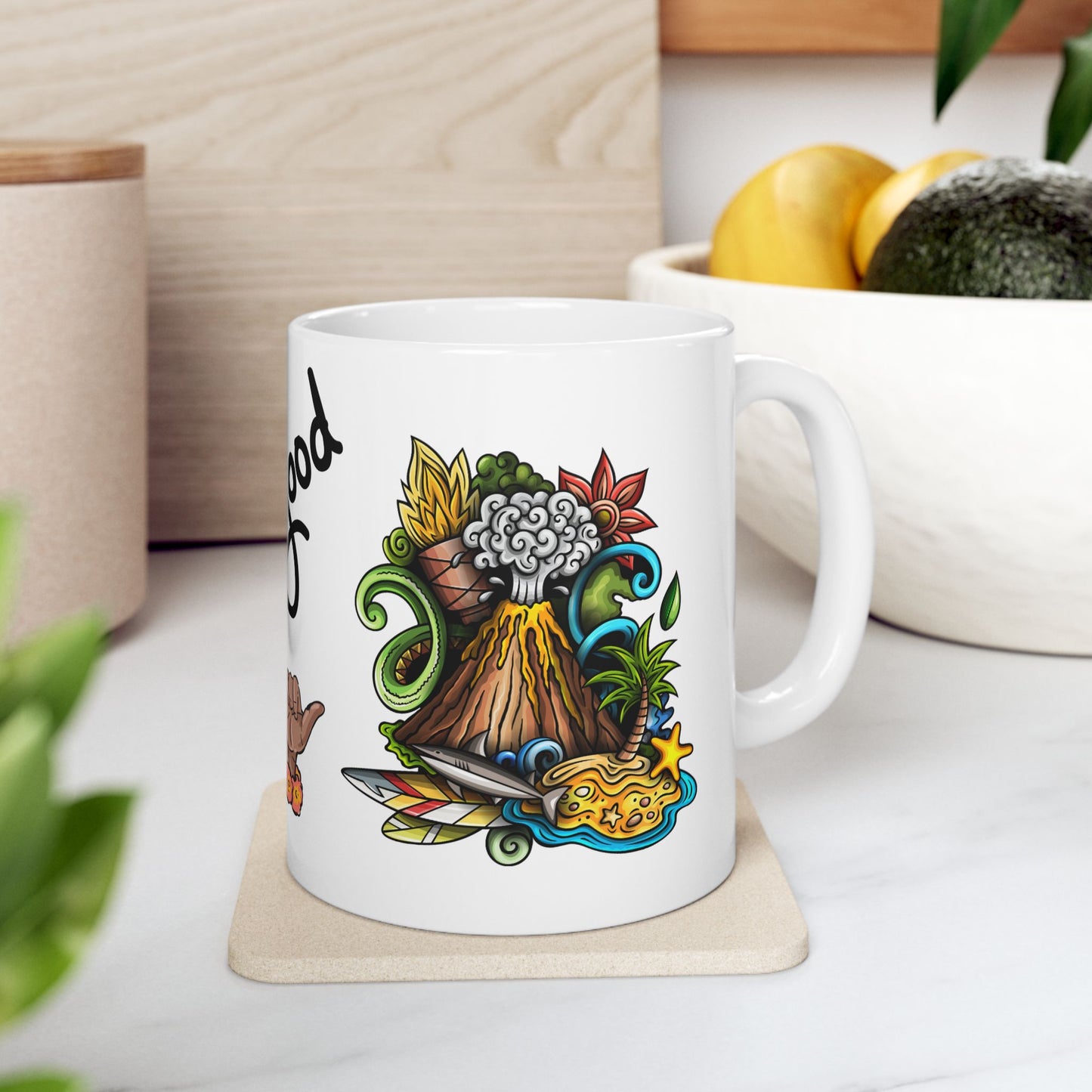 Colorful Life is Good Ceramic Mug - Perfect for Coffee Lovers