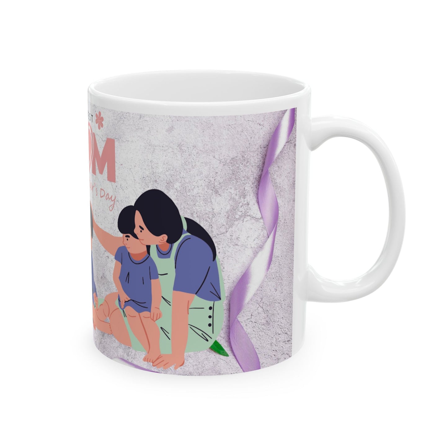 Happy Mother's Day Ceramic Mug - The Best Mom Gift