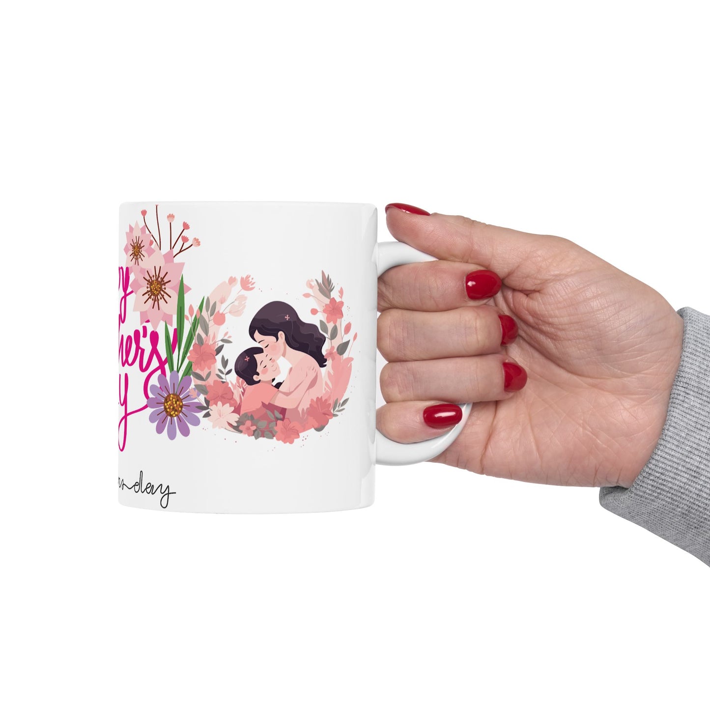 Happy Mother's Day Floral Ceramic Mug