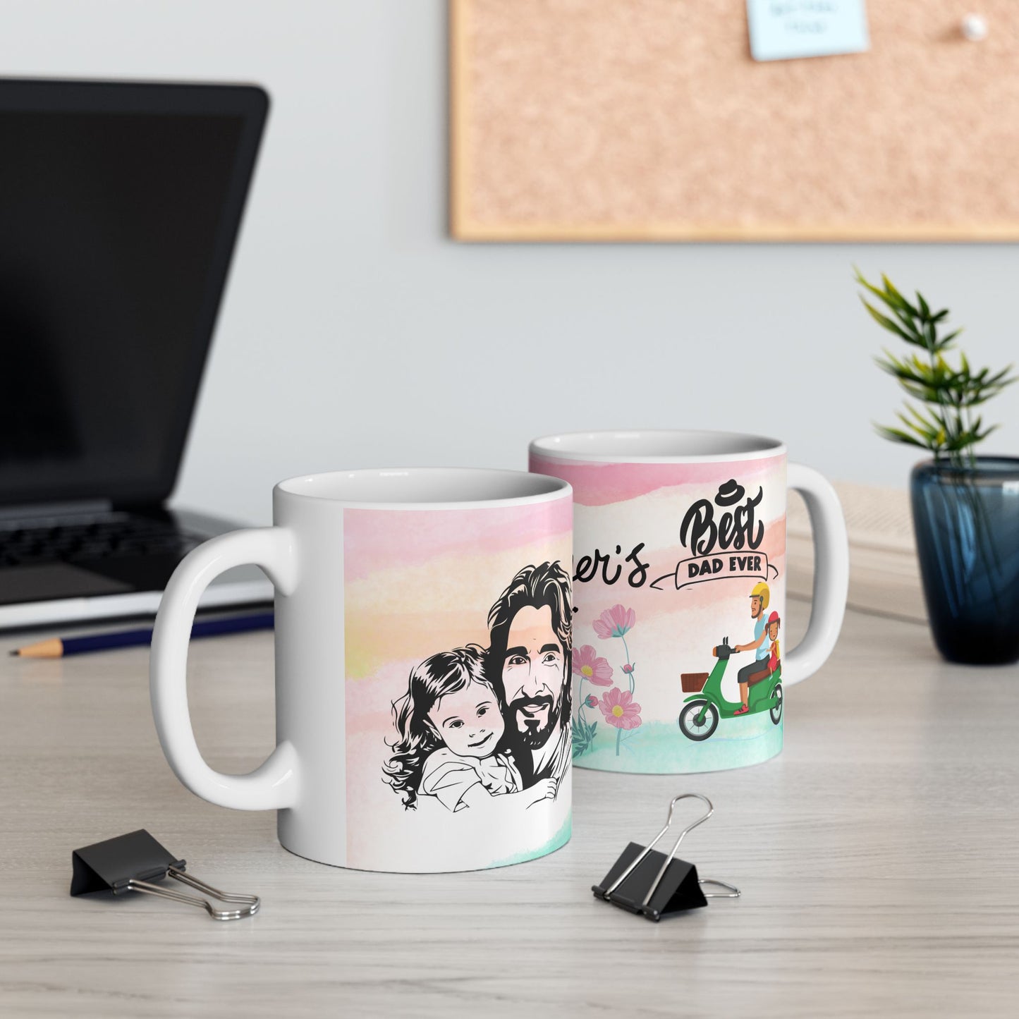 Happy Father's Day Ceramic Mug Perfect Gift for Dad
