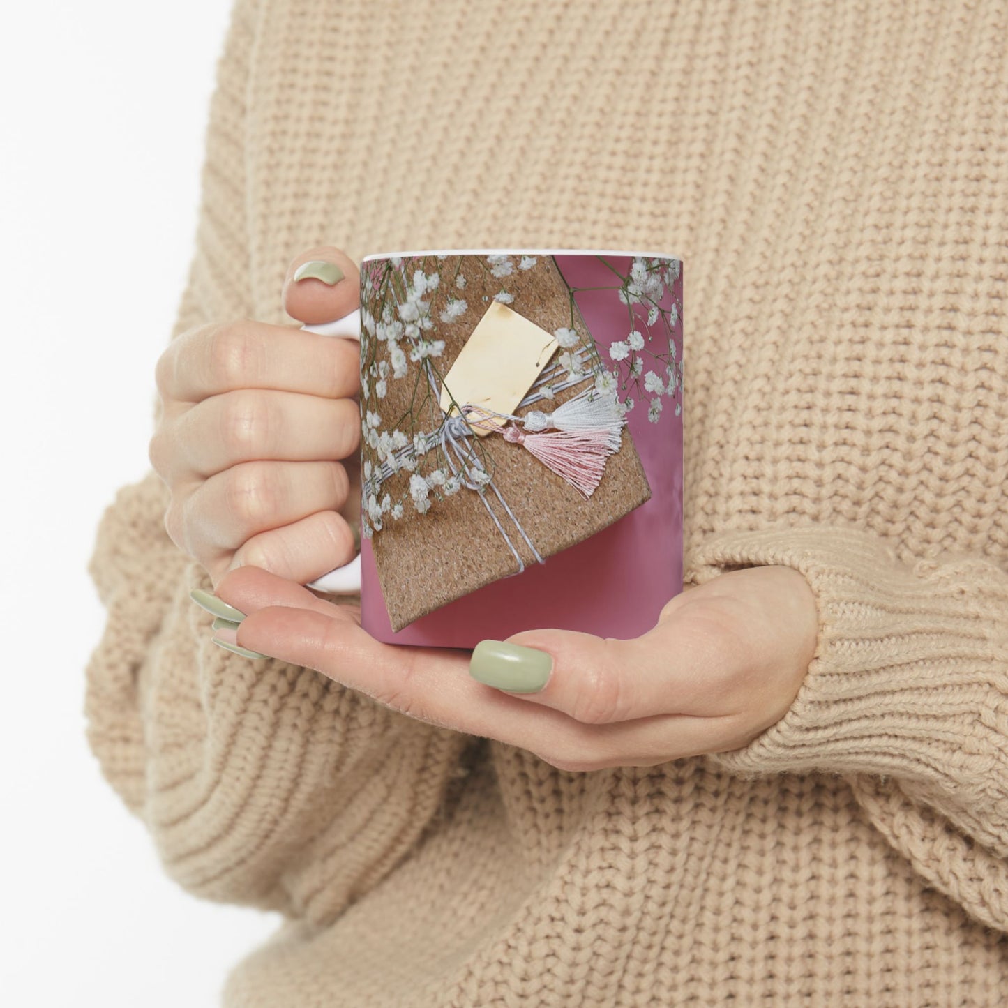 Floral Mother's Day Ceramic Mug - 11oz