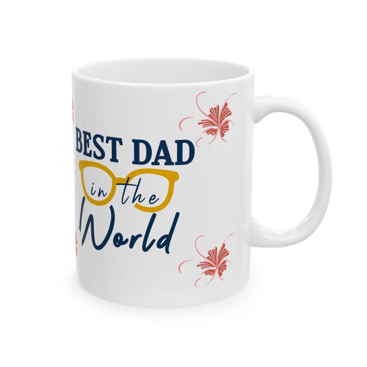 Best Dad Ceramic Mug Heartfelt Gift for Father's Day or Everyday