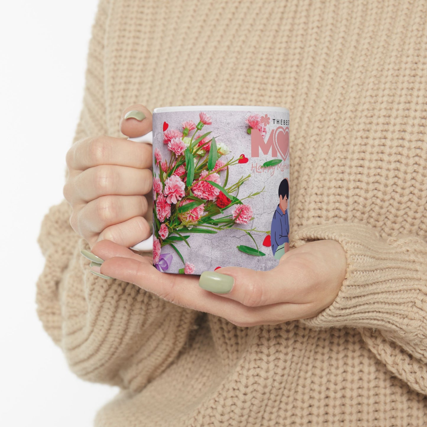 Happy Mother's Day Ceramic Mug - The Best Mom Gift