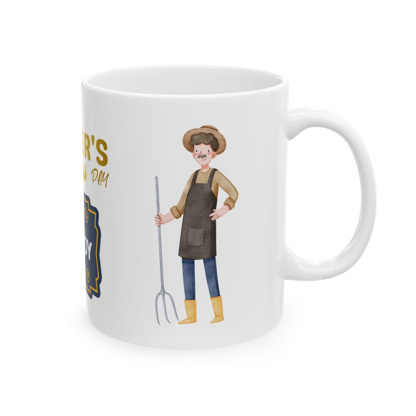 Happy Father's Day Ceramic Mug - Love You Daddy Design