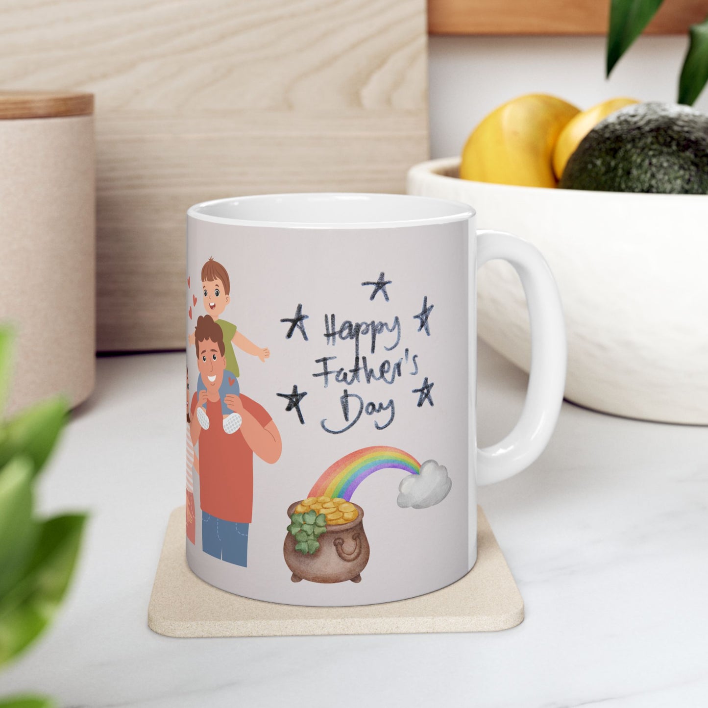 Family Love Ceramic Mug Perfect Gift for Parents