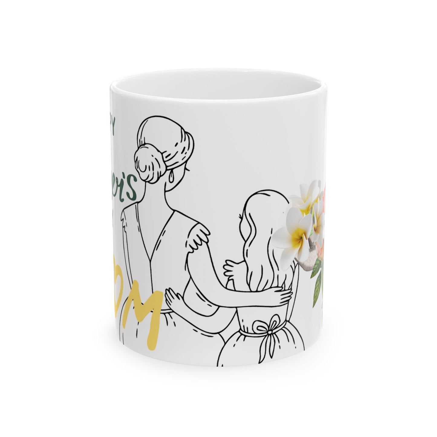 Mother's Day Ceramic Mug - Heartwarming Floral Design