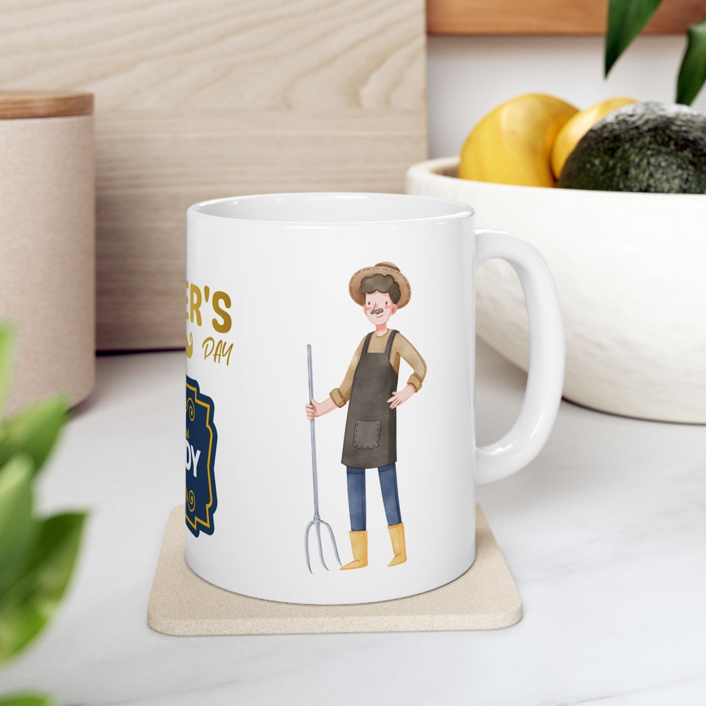 Happy Father's Day Ceramic Mug - Love You Daddy Design