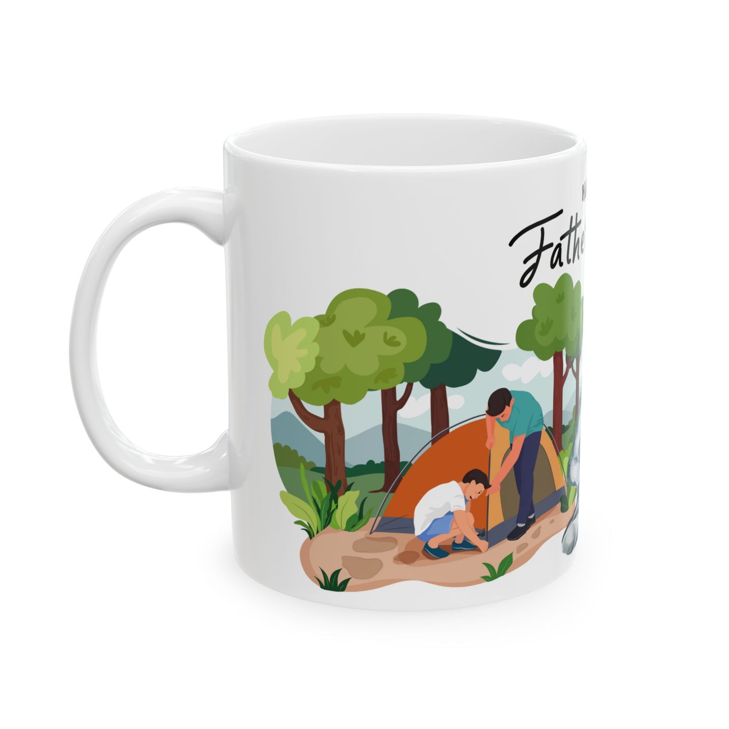 Happy Father's Day Ceramic Mug - Perfect Gift for Dads!