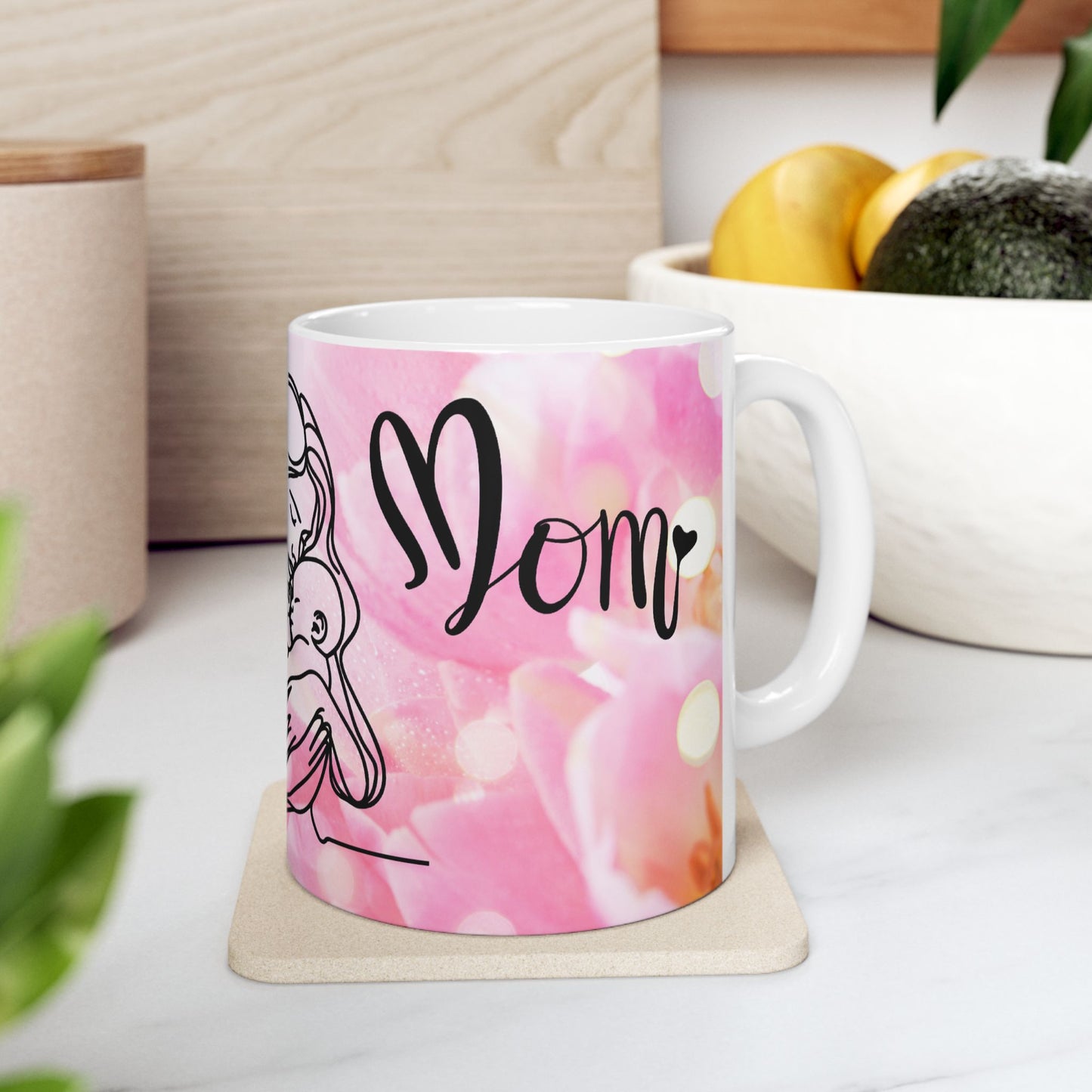 Mom & Baby Love Ceramic Mug - Perfect Gift for Mother's Day & Baby Showers