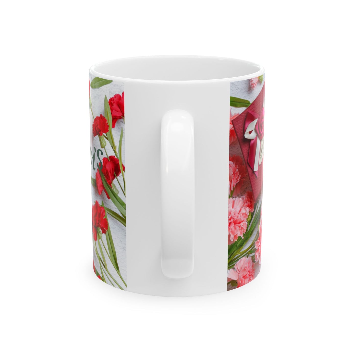 Floral Mother's Day Ceramic Mug - Perfect Gift for Moms
