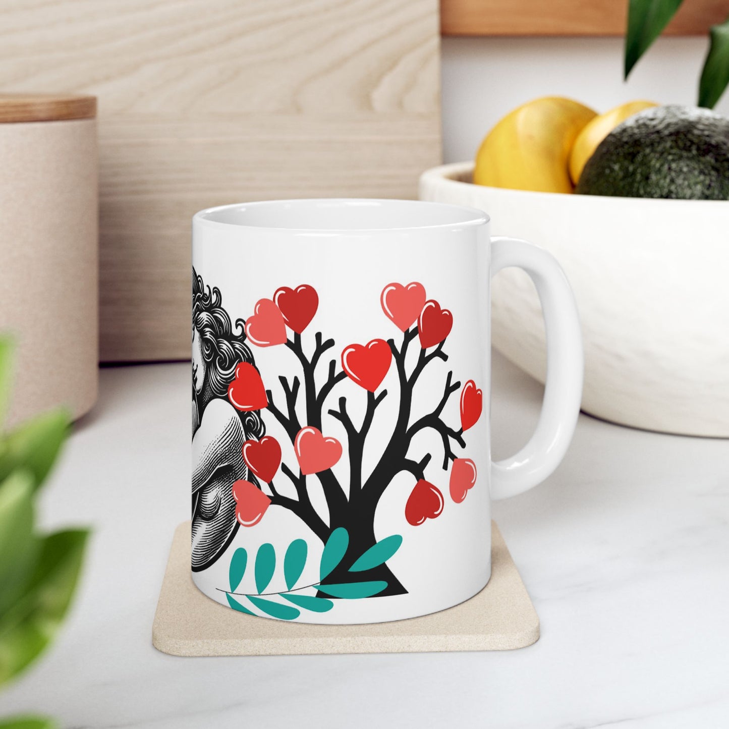 Earth Love Ceramic Mug - Perfect for Nature Lovers