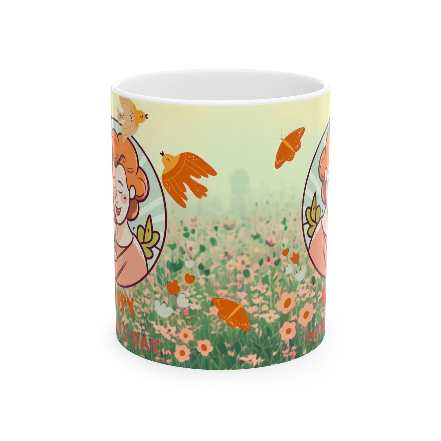 Whimsical Floral Ceramic Mug | Perfect for Spring Celebrations & Cozy Days