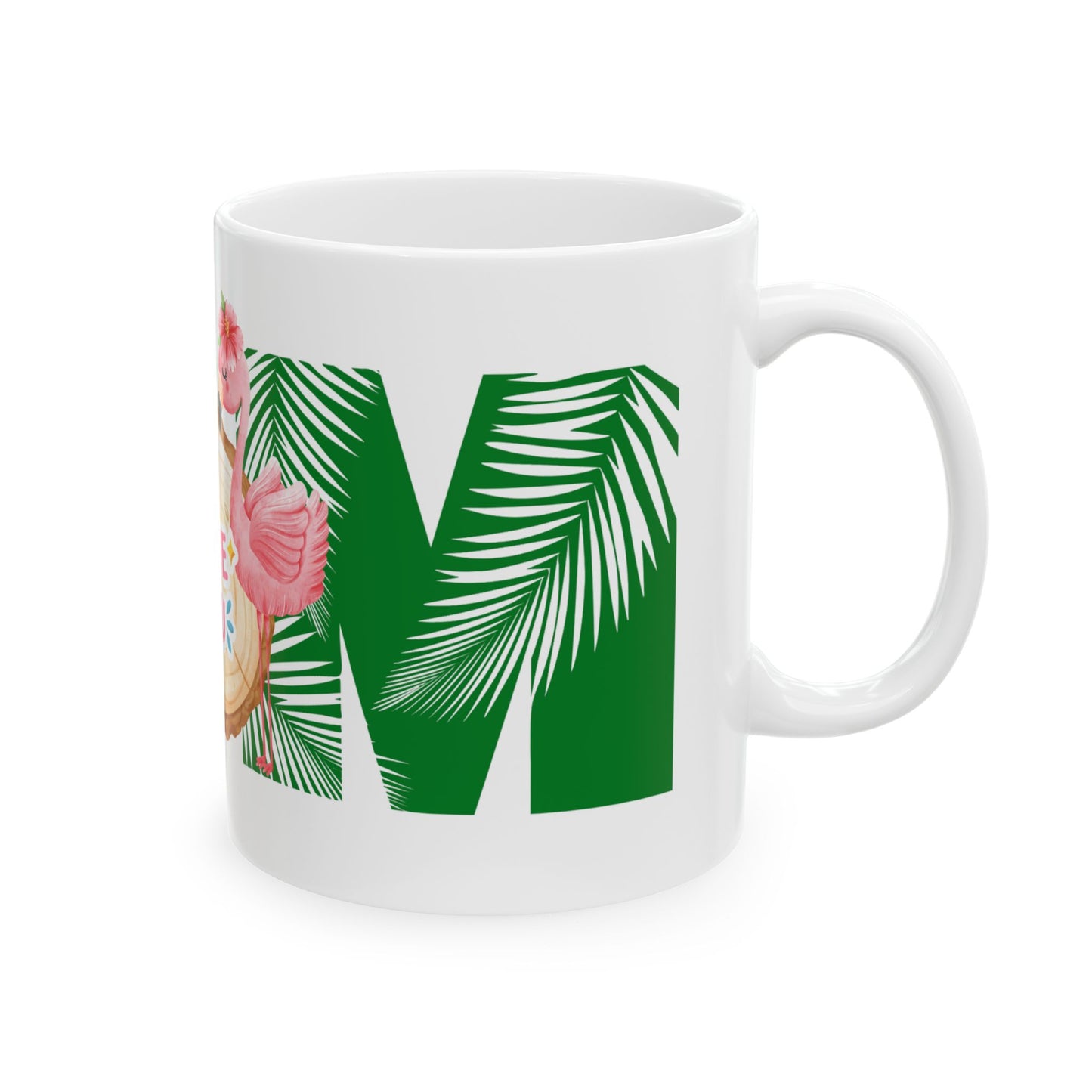 Tropical Love You Ceramic Mug - Perfect Gift for Summer Celebrations
